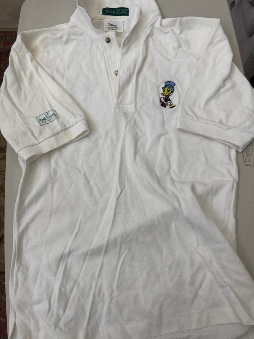 NWOT Walt Disney Collectors Society 
Polo Shirt w/ Jimminy Cricket Embroidery.